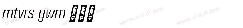 motoverse yw51m 1字体转换